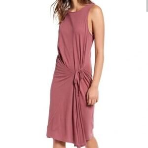 Chelsea28 Womens Purple Pink Asymmetrical Tank Dress Sleeveless Midi Size XS